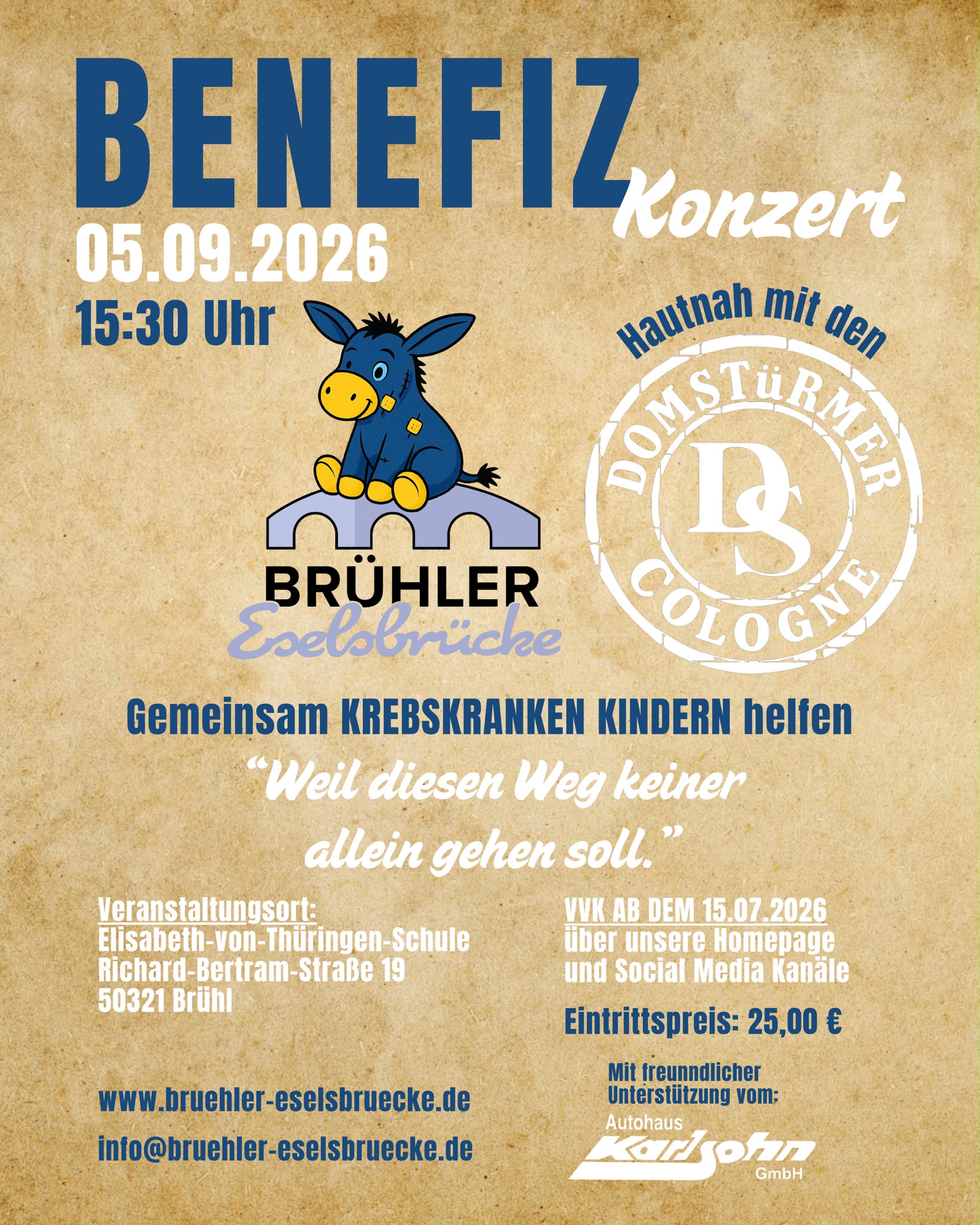Plakat Benefizkonzert